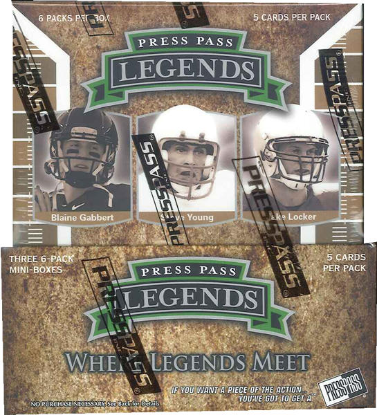 2011 PRESS PASS LEGENDS FOOTBALL