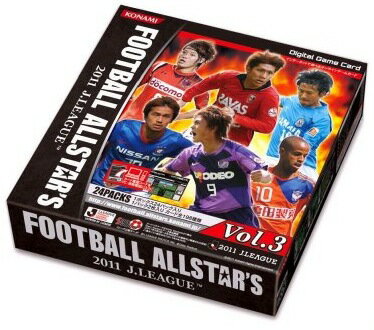 コナミ フットボール オールスターズ 2011 Jリーグ Vol.3 BOXDIGITAL GAME CARD FOOTBALL ALLSTAR'S 2011 J.LEAGUE VOL.3 BOX