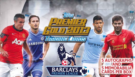 SOCCER 2013 TOPPS PREMIER GOLD ENGLAND PREMIER LEAGUE