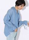 【SALE/40%OFF】niko and... (W)TENリネンスキッパーBL ニコアンド シャツ/ブラウス【RBA_S】【RBA_E】