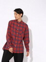 【SALE/66%OFF】niko and... (M)M/NデラベチェックリネンS ニコアンド シャツ/ブラウス【RBA_S】【RBA_E】