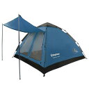 【10P26Mar16】【365日出荷可能商品】【あす楽対応商品】キングキャンプ(KINGCAMP) アウトドア ワンタッチテント 多機能 Cブルー KT3092 3〜4人用 アウトドア 海 BBQ キャンプ テント レジャー ピクニック ありとあらゆる場面で活躍してくれる便利なテント