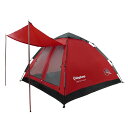 【7月上旬予約】【365日出荷可能商品】【あす楽対応商品】キングキャンプ(KINGCAMP) アウトドア ワンタッチテント 多機能 Dレッド KT3092 3〜4人用 アウトドア 海 BBQ キャンプ テント レジャー ピクニック ありとあらゆる場面で活躍してくれる便利なテント