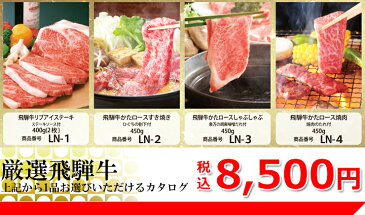 幹事さん必見☆【送料無料】飛騨牛 目録 ギフト 肉8,500円【あす楽対応_】/食材/ステーキ/スライス/しゃぶしゃぶ/イベント/幹事/パネル/景品/商品/ひぐちのギフト