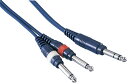LR 1/4インチモノラルフォンプラグ / 1/4インチステレオフォンプラグ ケーブル KP70PSP