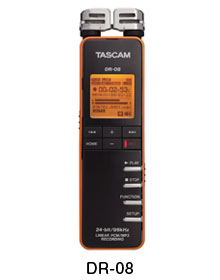 TASCAM Linear PCM Recorder　DR-08 ブラック