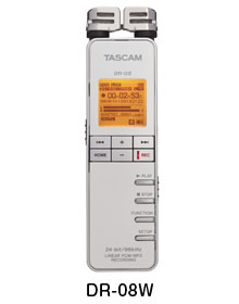 TASCAM Linear PCM Recorder　DR-08W ホワイト