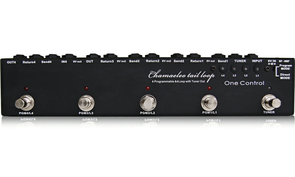 【即納可能】One Control Chamaeleo Tail Loop-4Programmable & 4Loop with Tuner Out-【BJFバッファー引換券付き】