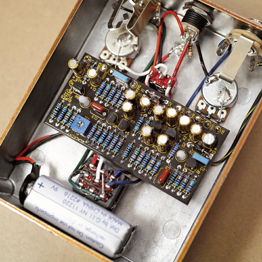 伝統の国産ファズを高次元に再現!人気のBlack Cat Super Fuzzが装い