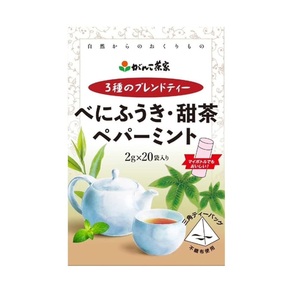 がんこ茶屋 3種のブレンドティー 20バッグ入 ティーバッグ