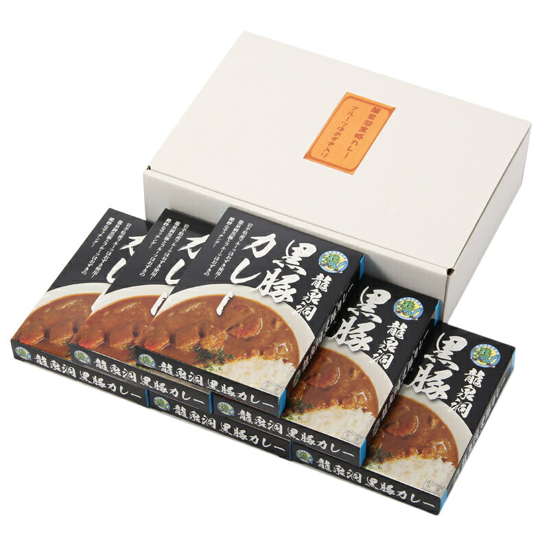 龍泉洞黒豚カレー（フルーツほおずき入り）