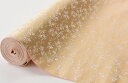 日本製帯地 琳派名物裂上 桜ちらし 密陀僧(みつだそう)色 72cm巾【生地 布】