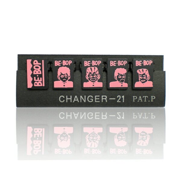 チェンジボタン 「BE-BOP」 裏ボタン(ピンク