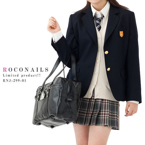 制服 ブレザー ロコネイル スクールブレザー 毛100％ ROCONAILS Blazer (ネイビー・RNJ-299)