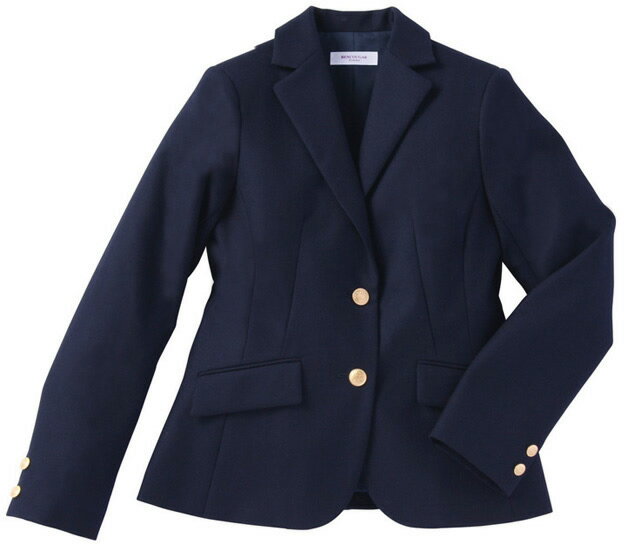 制服 ブレザー ベンクーガー スクールブレザー レディース ウール100％ Blazer (ネイビー)