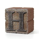 アルファベットブロック H 幅75mm×奥行60mm×高さ75mm アルファベットレンガ 4532126506112