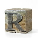 アルファベットブロック R 幅75mm×奥行60mm×高さ75mm アルファベットレンガ 4532126506211