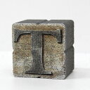 アルファベットブロック T 幅75mm×奥行60mm×高さ75mm アルファベットレンガ 4532126506235