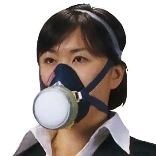 火災避難用マスク（簡易防煙マスク）　ケムラージュニア...:nishitani:10001744