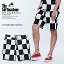 2018 S/S 先行予約 5月~6月入荷予定 ソフトマシーン SOFTMACHINE CHESSBOARD SHORTS(PATCH WORK SHORT PANTS) softmachine 2018 春 夏 メンズ パンツ 送料無料 キャンセル不可
