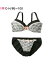 【エントリーでポイント5倍】 ブラジャー&ショーツセット フラワーリボン通しブラ・ショーツセット C85/LL〜D95/4L ニッセン nissen