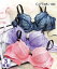 ブラジャー ストレッチ編みレースブラジャー3枚組 ニッセン nissen