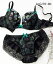 ブラジャー&ショーツセット 花柄シフォンブラジャー・ショーツセット ニッセン nissen