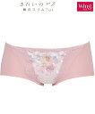 ワコール ブラジャー ワイヤー入り レディース Wing Wacoal ウイング ボーイレングス きれいのブラ 贅沢スリムType 年中 チャコールグレー/パープル/ピンク/ブラック M/L ニッセン