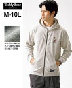 パーカー メンズ TeddyBear SPORTS BRAND テディベア スポーツ ブランド 裏起毛 フルジップ 冬 黒杢/白杢 M/L/LL ニッセン nissen