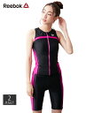 水着 レディース リーボック フルジップ セパレーツ 311-905 グレー/ブラック 11L/13L/7S/9M ニッセン nissen