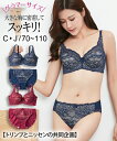 ブラジャー&ショーツセット (D110/4L-5L-I85/LL) 大きいサイズ フルカップ 編みレース ブラショーツセット (トリンプ) ニッセン nissen