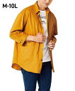 【NEW】 メンズ お買い得セット組 M-10Lサイズ 春夏物トップス2点セット(7分袖シャツ+半袖Tシャツ) 大きいサイズ メンズ トップス ニッセン 【22春夏新入荷】 【送料無料】 【ポイント倍付け中!】