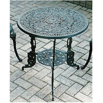 ガーデンテーブル：アルミ鋳物テーブル（大）[F-279]【全品送料無料】