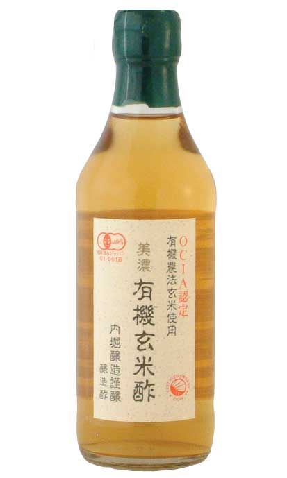 美濃 有機玄米酢 [内堀]　360ml