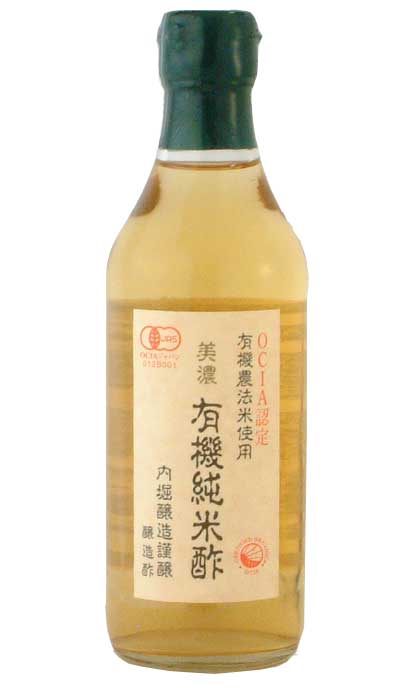 美濃 有機純米酢 [内堀]　360ml