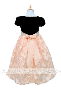 プリンセス上品なベルベット子供ドレス