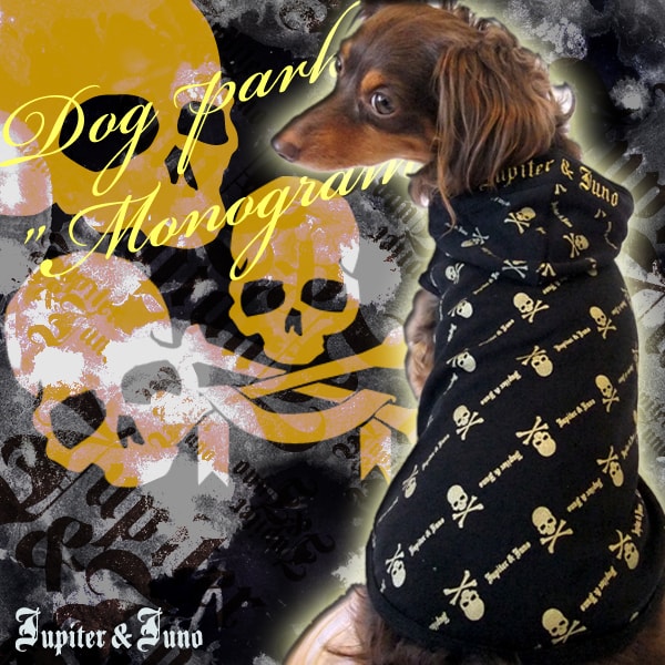 △Jupiter&Juno(ジュピターアンドジュノ)Monogram Parka(モノグラムパーカー)D-9005A-M-XLJupiter&Juno Dog Wear