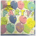 95453/ジップコーポレーション DesignPaper【バルーン/B・ブルー】/紙/ナプキン/おかし/パーティー