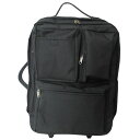 680-0081/センバドー/【Motteled Poly Series3】polka polka(ポルカポルカ)杢調3Pカート(ブラック)/BAG/旅行/キャリー/手提げ/服飾/雑貨/ユニセックス/ギフト/プレゼント