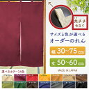 防炎 無地 のれん サイズオーダー 特注サイズ 別注サイズ(幅30〜75cm×高さ50〜60cm)共チチ仕立て シンプル 透けない 目隠し カーテン 仕切り 厨房 店舗 福祉 介護 施設 老人ホーム 公共施設(受注生産品・キャンセル不可)