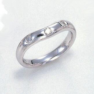 Ptダイヤマリッジリング（結婚指輪）M540【特価　ダイヤモンド】