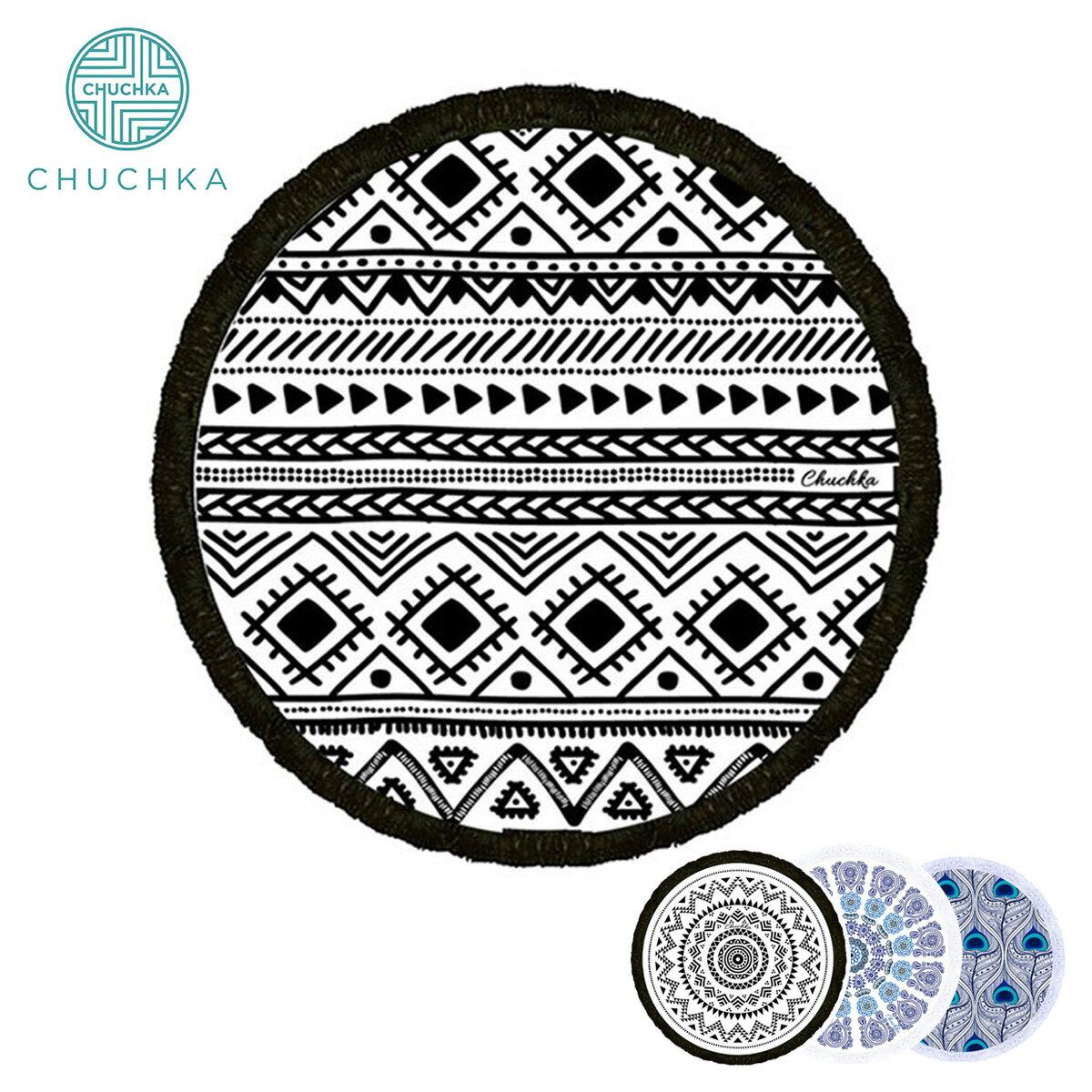 CHUCHKA Eh^I ``J r[`^I Ehr[`^I r[`}bg oX^I 唻 fB[X ROUND TOWEL 5J[ [177]