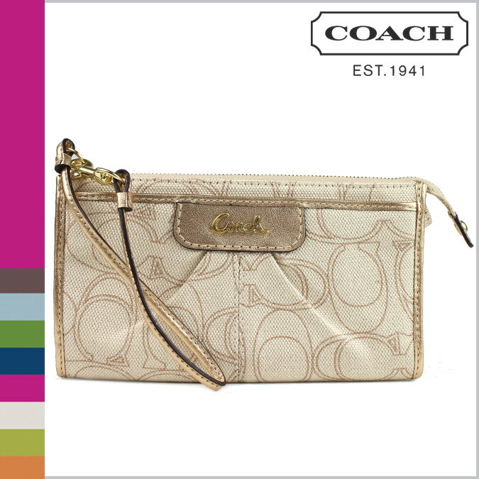 コーチ COACH F47305 長財布 [マルチカラー] ペネロピ リネン シグネチャー ジッピー ウォレット 正規アウトレット/OUTLET/シグネチャー/送料無料/USA FACTORY/通販/新品【mens_0803w】