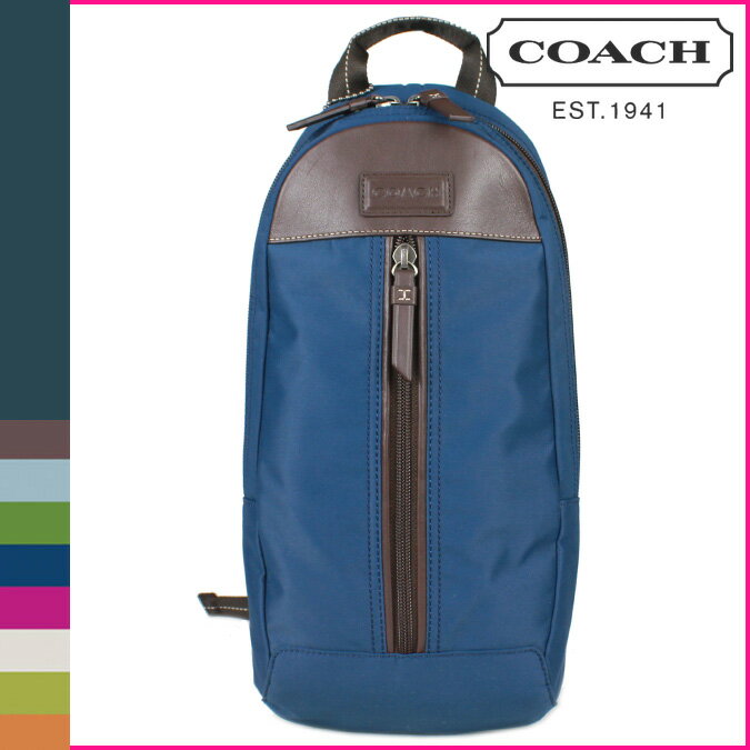 コーチ COACH F70692 メンズ ワンショルダーバッグ [ダークブルー] ヴァリック ナイロン スリングパック 正規 アウトレット/USA/FACTORY/通販/新品 ［7/14 追加入荷］【mens_0803w】