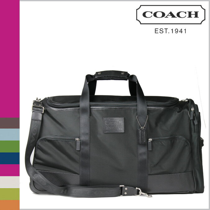 コーチ COACH F77219 メンズ [ブラック] キャリーケース ボイジャー ジム バッグ/2way ボストンバッグ 正規 アウトレット/USA/FACTORY/通販/新品【SS】【マラソン1207P05】☆★☆期間限定★ポイント2倍★送料無料楽天最安値！激安☆★☆シグネチャー コーチ COACH バッグ 財布 アウトレット