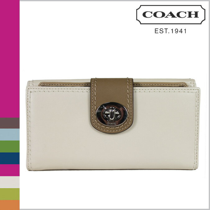 コーチ COACH F43606 長財布　[ボーン×トフィー] マディソン エンボスド クロコダイル アコーディオン ジップ正規アウトレット/OUTLET/シグネチャー/送料無料/USA FACTORY/通販/新品【mens_0803w】☆★☆送料無料☆★☆シグネチャー コーチ COACH バッグ 財布 正規アウトレット