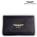 デザイン4パイロッツ DESIGN 4 PILOTS フライトバッグ パスポートケース iPadケース ブラック DOCU BAG SMALL 飛行機 パイロットグッズ