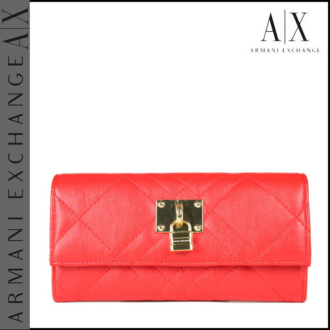 [男女兼用] アルマーニエクスチェンジ/ARMANI EXCHANGE 財布 [BRIGHT RED KEY LOCK] レッド ポリエステル 財布・ウォレット WALLET PURSE [あす楽/正規]【マラソン1207P05】★期間限定★ポイント5倍★送料無料楽天最安値★アルマーニ armani アルマーニ エクスチェンジ