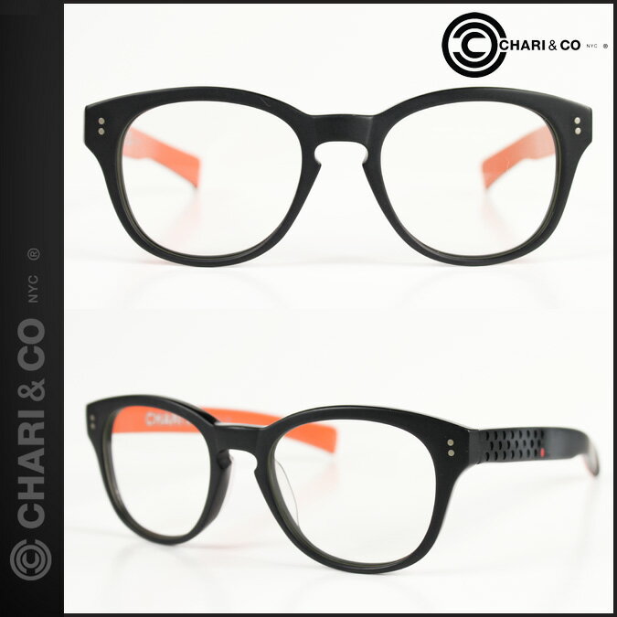 チャリ&コーNYC/Chari&Co N.Y.C サングラス [2011 CHARI&CO EYE WEAR T-001 BLACK×CLEAR] ブラック×クリア [男女兼用] 眼鏡 SUNGLASS 自転車[あす楽/正規]