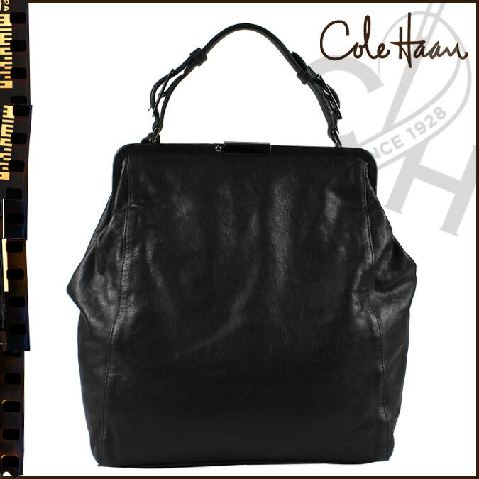 コールハーン/ColeHaan/ トートバッグ [ブラック]　B33986 /FRAME BAG/マリアシャラポア コラボ/レザー/レディース　[正規] ★★